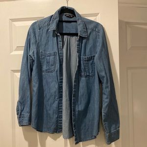 Express denim button up shirt or light jacket